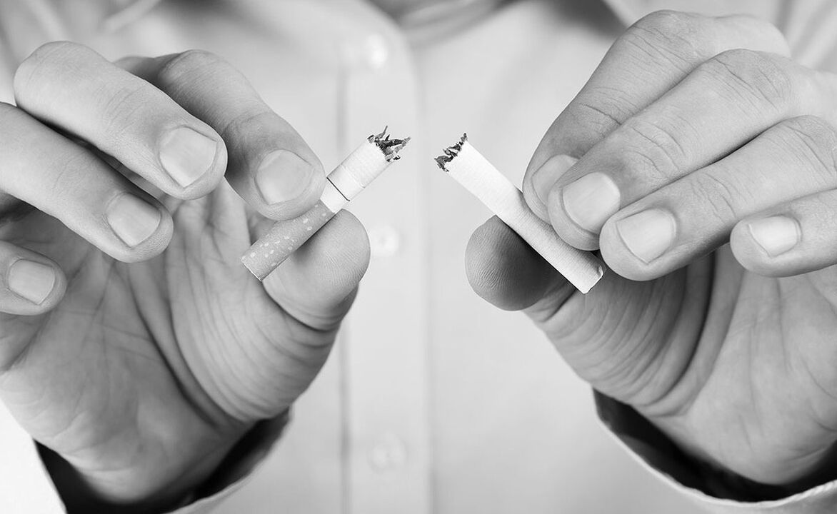 Prestanak pušenja s prostatitisom